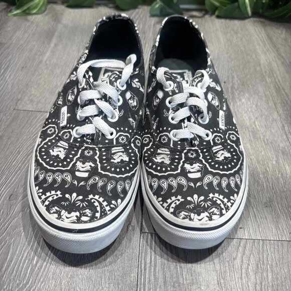 Vans Star Wars Collab Stormtrooper Lace Sneaker Skate Gym Core Ex M6 Women 7.5 - Picture 3 of 9